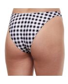 Bas de maillot de bain Luma noir/blanc