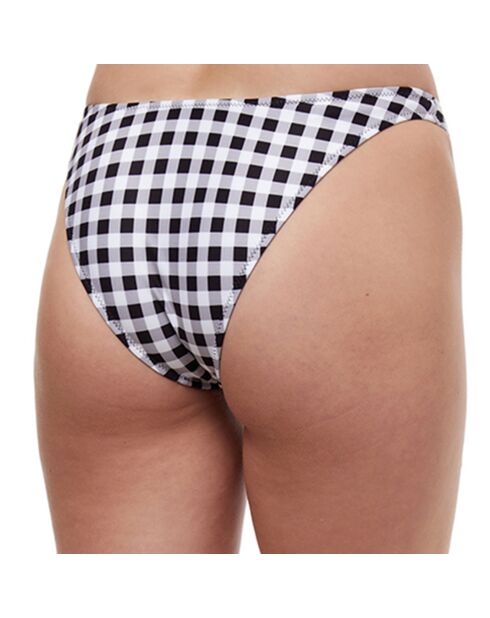 Bas de maillot de bain Luma noir/blanc