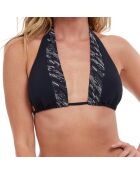 Haut de maillot de bain Cruise noir/argenté