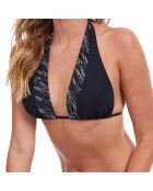 Haut de maillot de bain Cruise noir/argenté