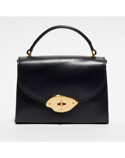 Petit sac à main en Cuir Lana noir - 18,5x13x8 cm