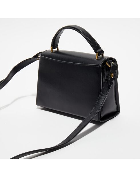 Petit sac à main en Cuir Lana noir - 18,5x13x8 cm