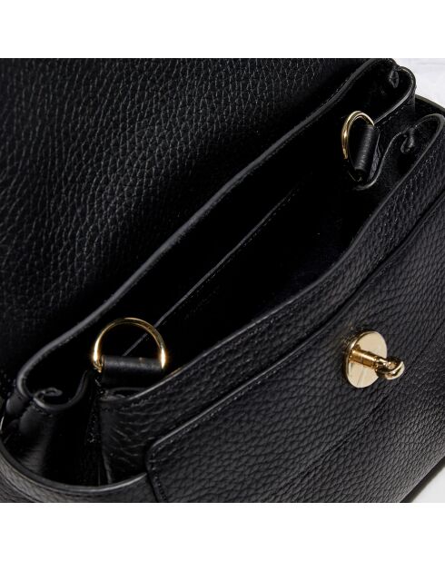 Sac à main en Cuir Mini Alexa noir - 22x17x10 cm