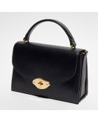 Sac à main en Cuir Lana Top Handle noir - 23.5x16.5x9.5 cm