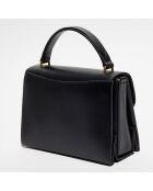 Sac à main en Cuir Lana Top Handle noir - 23.5x16.5x9.5 cm