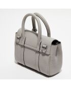 Peitt sac à main en Cuir Mini Bayswater Satchel gris - 18x14x8 cm