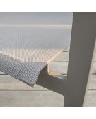 Gartenset Zahara-TB240 Tisch+8 stapelbare Stühle Zahara-FT Taupe