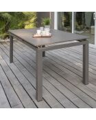 Gartenset Zahara-TB240 Tisch+8 stapelbare Stühle Zahara-FT Taupe