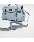 Sac à main en Cuir Alexa bleu poplin - 33x23x17 cm