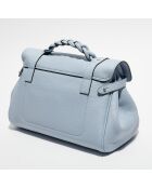 Sac à main en Cuir Alexa bleu poplin - 33x23x17 cm