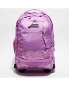 Sac  à dos à roulettes Driver 8 static rose - 36x52x24 cm