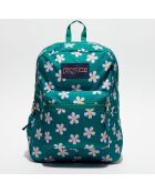 Sac à dos Cross Town precious petals vert - 42.5x32x14.5 cm