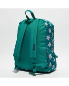 Sac à dos Cross Town precious petals vert - 42.5x32x14.5 cm