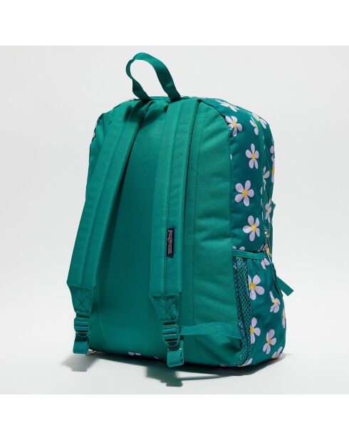 Cross Town Rucksack mit kostbaren Blütenblättern, grün, 42,5 x 32 x 14,5 cm