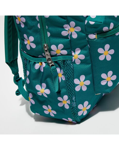 Cross Town Rucksack mit kostbaren Blütenblättern, grün, 42,5 x 32 x 14,5 cm