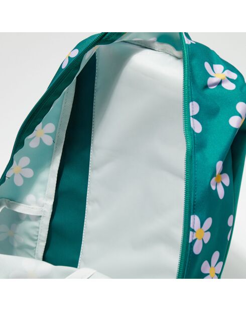 Cross Town Rucksack mit kostbaren Blütenblättern, grün, 42,5 x 32 x 14,5 cm