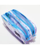 Trousse Large Accesssory Pouch batik wash multicolore - 11x23x7,5 cm