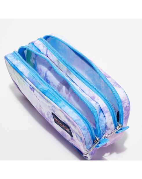 Trousse Large Accesssory Pouch batik wash multicolore - 11x23x7,5 cm