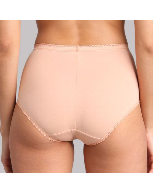 2 Culottes Coton Feminine beiges