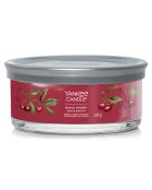 Bougie parfumée Signature Cerise Griotte - 5 mèches 28h