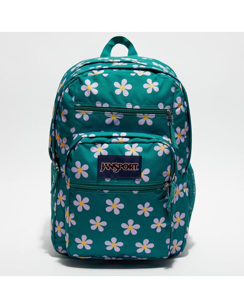 Sac à dos Big Student precious petals vert - 32.5x43.5x19 cm