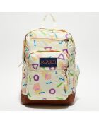 Cool Student Memphis Neon Ivoorkleurige rugzak - 43,5x31x20,5 cm