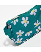Trousse Medium Accessory Pouch precious petals vert - 11.5x22x4.5 cm