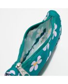 Trousse Medium Accessory Pouch precious petals vert - 11.5x22x4.5 cm