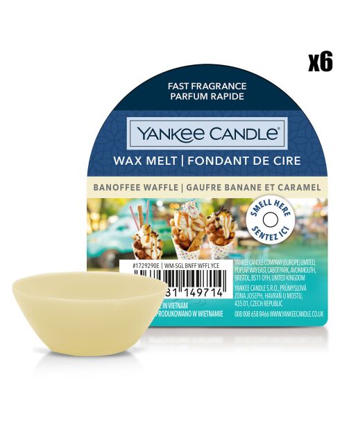 6 Fondants Signature Gaufre Banane ét Caramel - 8h