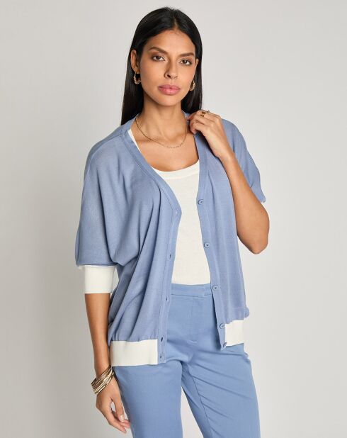 Gilet Glossy bleu