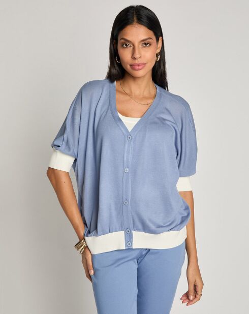 Gilet Glossy bleu
