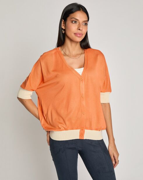 Gilet Glossy orange