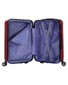XXS Kabinenkoffer 4 Doppelrollen Enterprise 45 cm burgunderrot