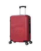 XXS Kabinenkoffer 4 Doppelrollen Enterprise 45 cm burgunderrot