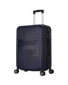 Enterprise Medium Stay Koffer 4 Dubbele Wielen 65 cm Marineblauw