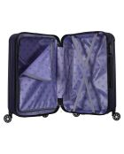 Enterprise Medium Stay Koffer 4 Dubbele Wielen 65 cm Marineblauw