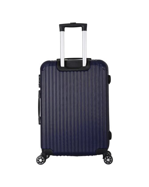 Enterprise Medium Stay Koffer 4 Dubbele Wielen 65 cm Marineblauw