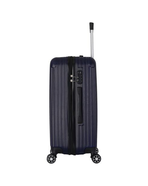Enterprise Medium Stay Koffer 4 Dubbele Wielen 65 cm Marineblauw