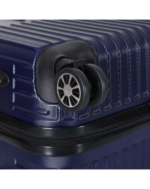 Enterprise Long Stay Koffer mit 4 Doppelrollen, 75 cm, Marineblau