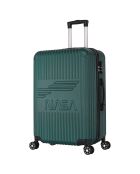 2 Enterprise 4 Doppelrollkoffer 55/65 cm khakigrün