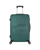 Maleta de cabina XXS Enterprise con 4 ruedas dobles, 45 cm, verde caqui