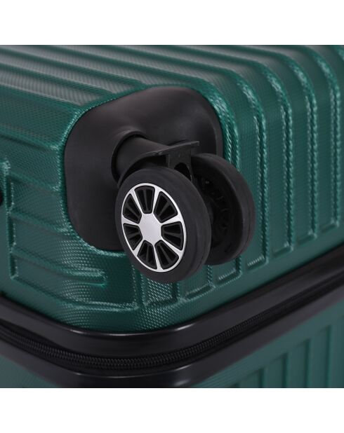 Maleta de cabina XXS Enterprise con 4 ruedas dobles, 45 cm, verde caqui