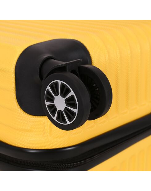 Valigia da cabina Enterprise 4 ruote doppie 55 cm giallo senape