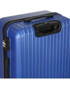 Saturn Medium Stay Koffer met 4 dubbele wielen 65 cm blauw