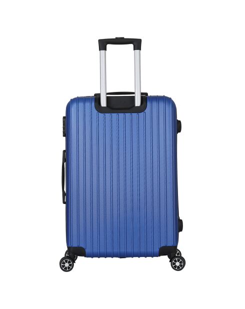 Saturn Medium Stay Koffer met 4 dubbele wielen 65 cm blauw