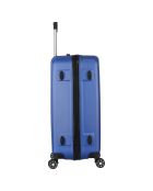 Saturn Medium Stay Koffer met 4 dubbele wielen 65 cm blauw