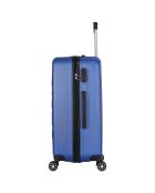 Saturn Medium Stay Koffer met 4 dubbele wielen 65 cm blauw