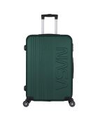 Saturn Medium Stay Koffer met 4 dubbele wielen 65 cm kakigroen
