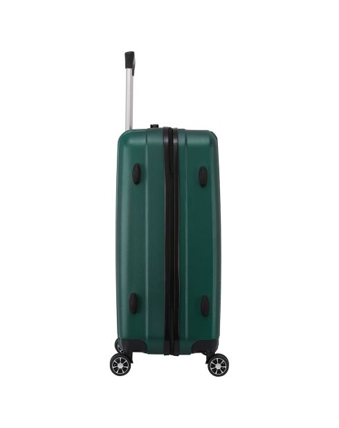 Saturn Medium Stay Koffer met 4 dubbele wielen 65 cm kakigroen