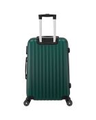 2 Valises 4 roues doubles Saturn 55/75 cm vert kaki